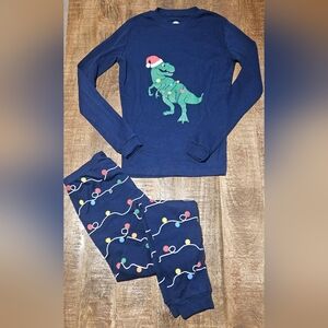Boys Christmas Dinosaur PJs Size 14-16